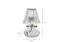 Dimalai Recycled Glass Table Lamp - Clear-nkuku