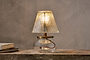 Dimalai Recycled Glass Table Lamp - Clear-nkuku