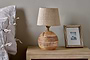 Drisana Mango Wood Bedside Table Lamp-nkuku