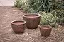 Dunai Terracotta Planter - Brown-nkuku