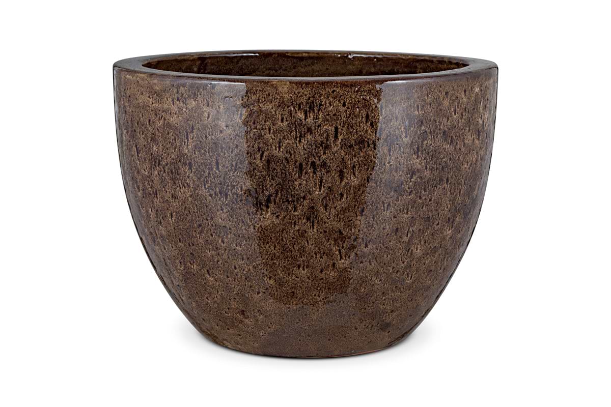 Dunai Terracotta Planter - Brown-nkuku