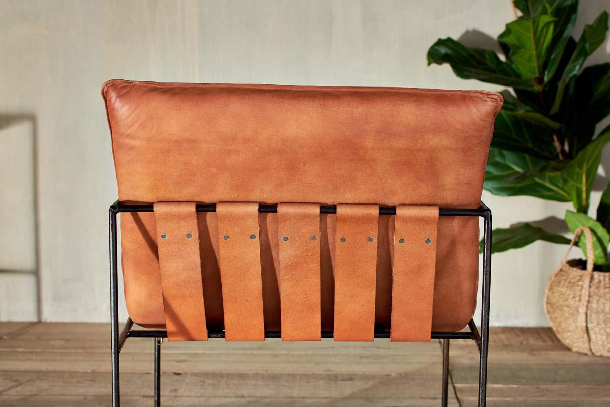 Durium Leather Lounger - Aged Tan- nkuku