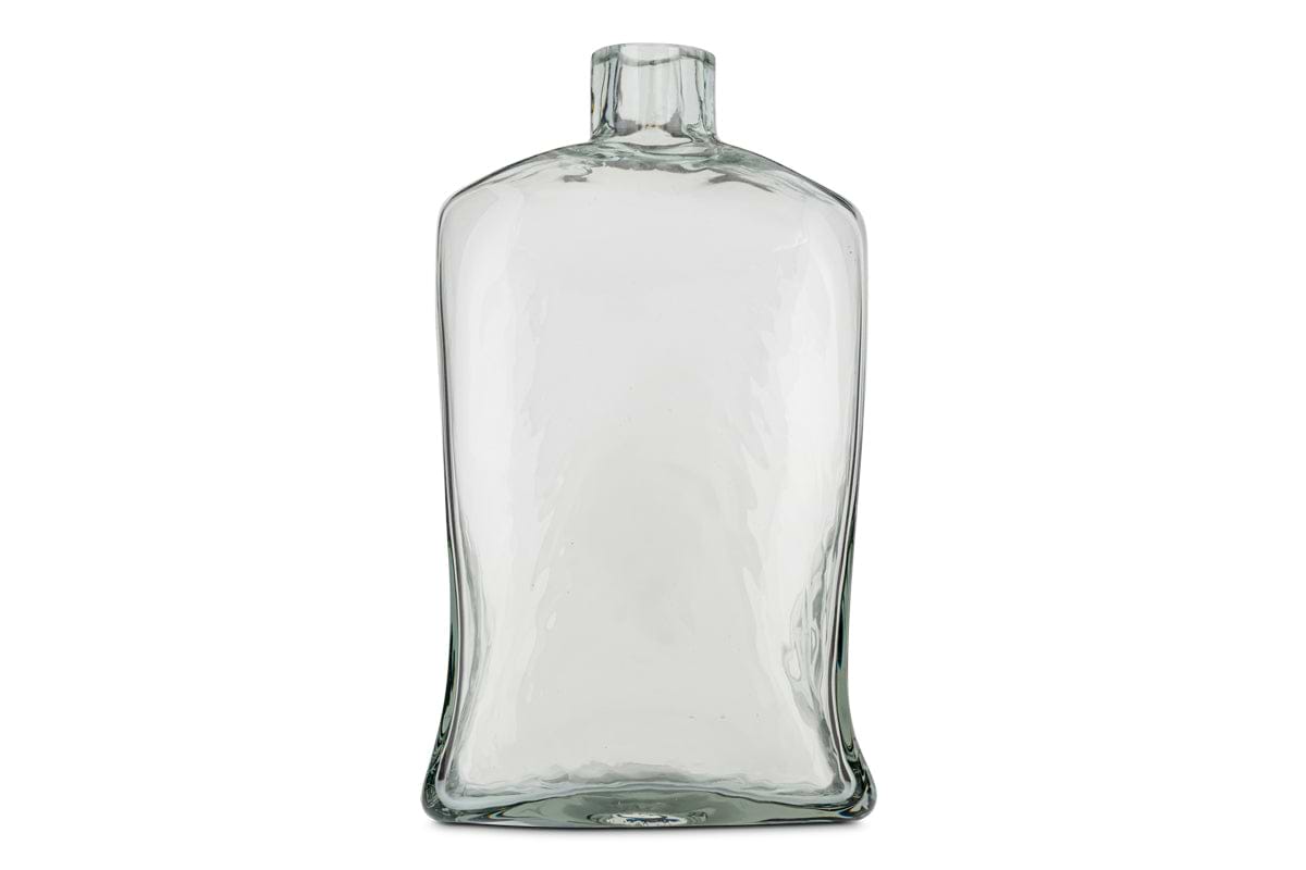 Ellam Recycled Glass Bottle Vase - Clear