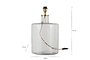 Edina Recycled Glass Table Lamp - Clear - Large-nkuku