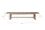 Fioni Reclaimed Wood Bench - Natural - Large-nkuku