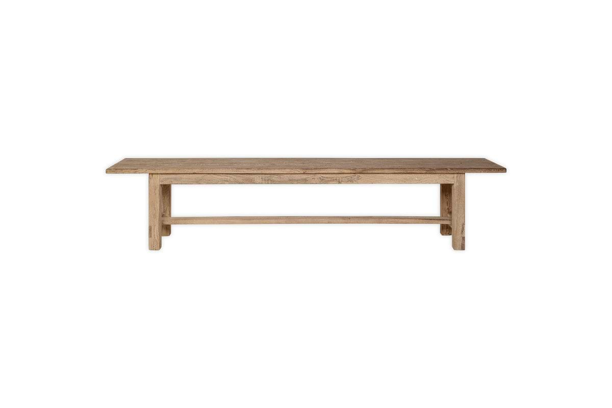 Fioni Reclaimed Wood Bench - Natural - Large-nkuku