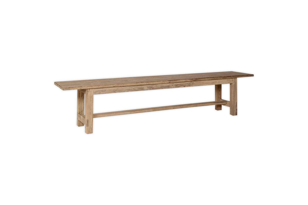 Fioni Reclaimed Wood Bench - Natural - Large-nkuku