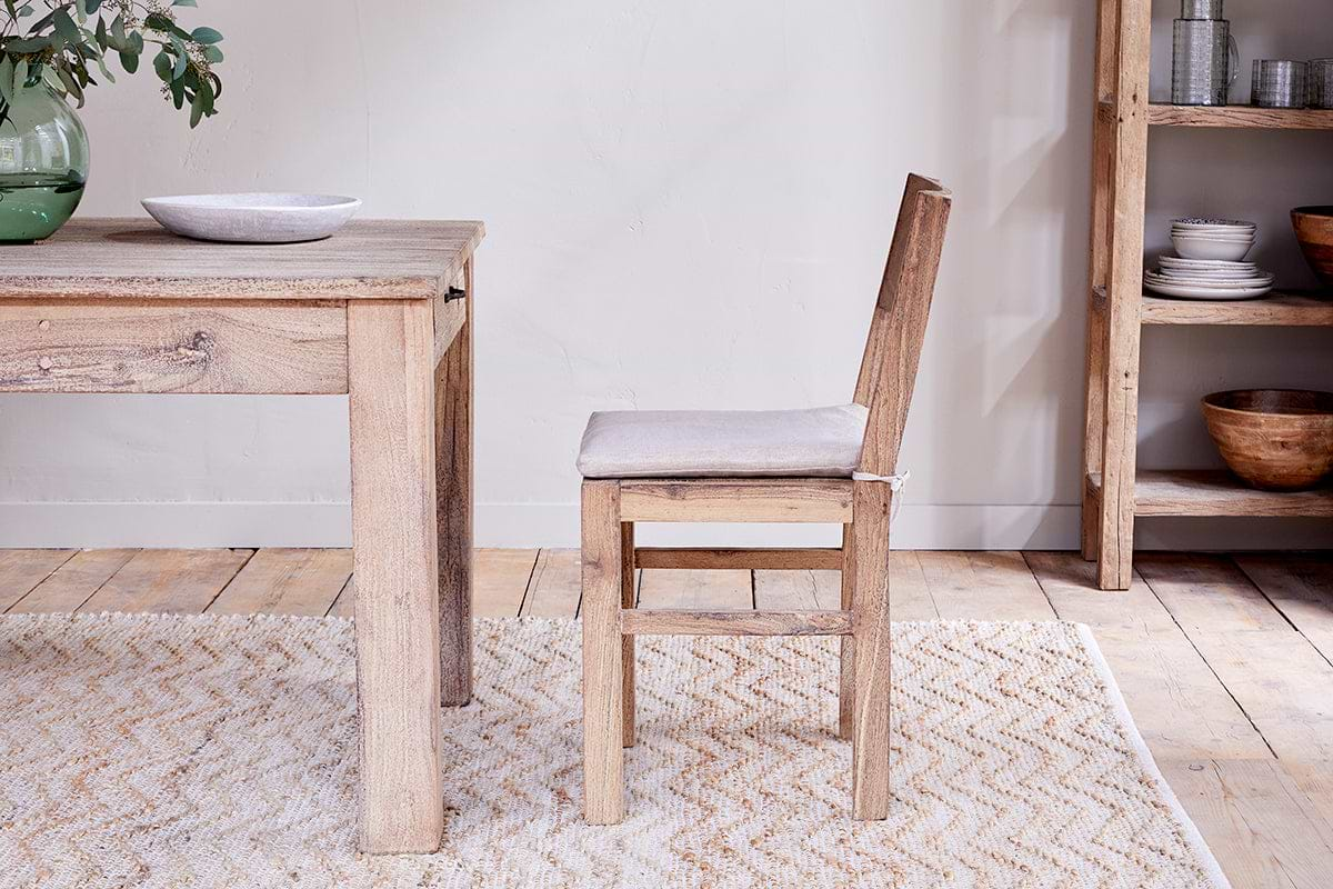 Fioni Reclaimed Wood Dining Chair - Natural-nkuku