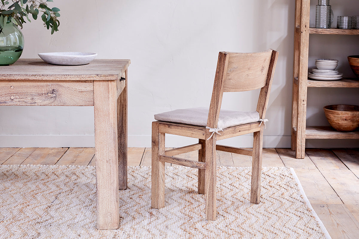 Fioni Reclaimed Wood Dining Chair - Natural-nkuku