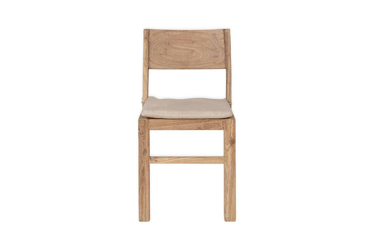 Fioni Reclaimed Wood Dining Chair - Natural-nkuku