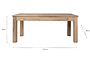 Fioni Reclaimed Wood Dining Table - Natural