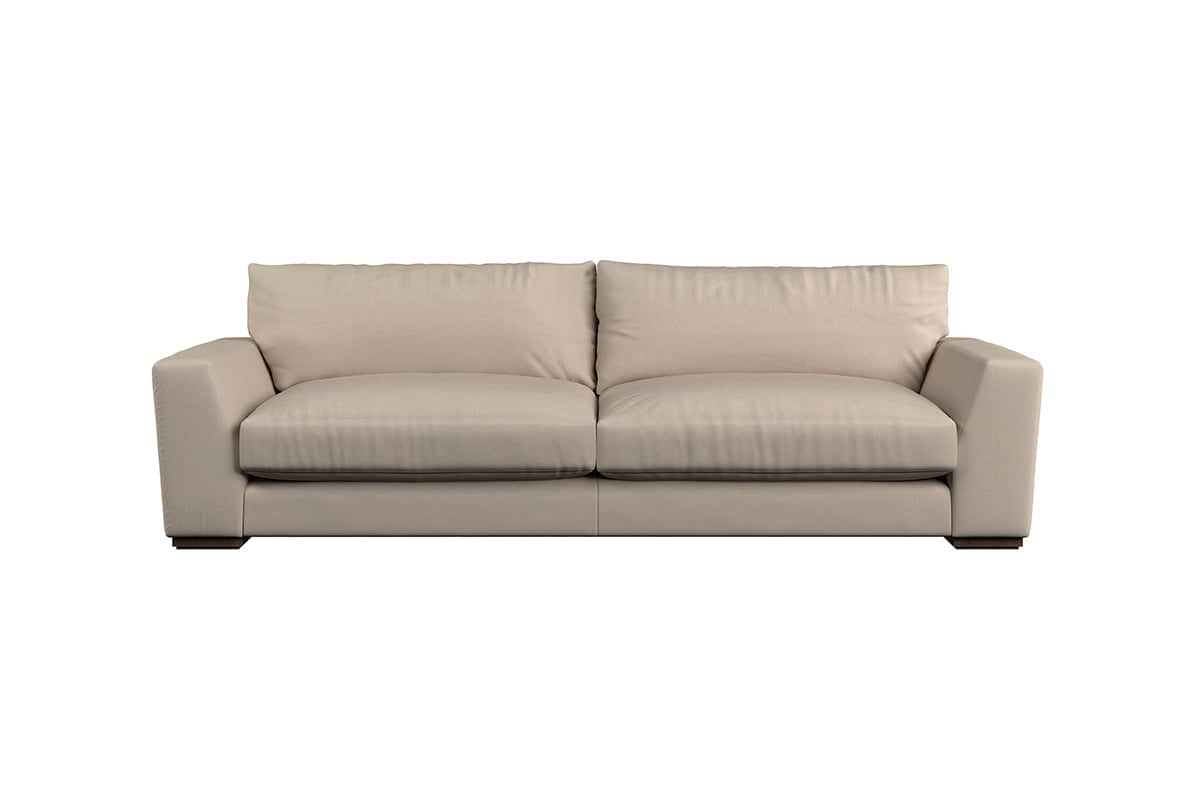 Guddu Grand Sofa - Recycled Cotton Thunder