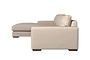 Guddu Large Left Hand Chaise Sofa - Recycled Cotton Horizon