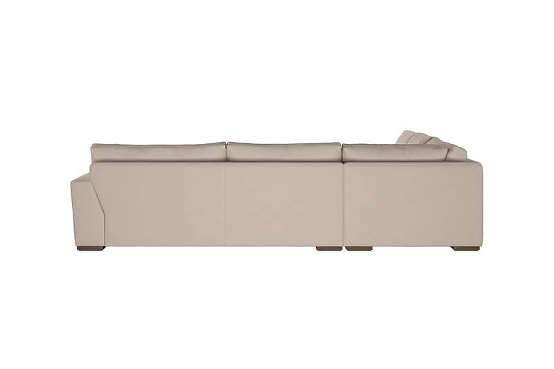 Guddu Large Left Hand Corner Sofa - Recycled Cotton Horizon