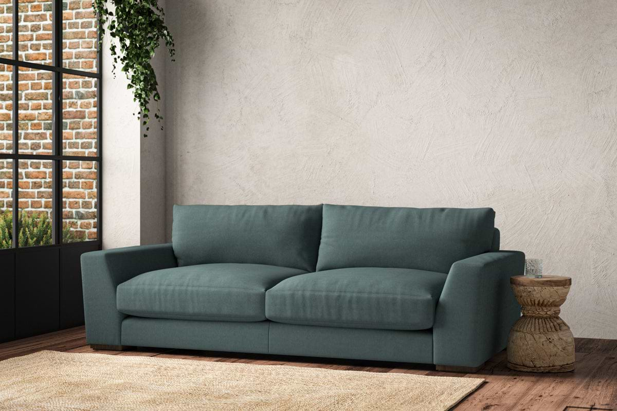 Guddu Large Sofa - Recycled Cotton Airforce