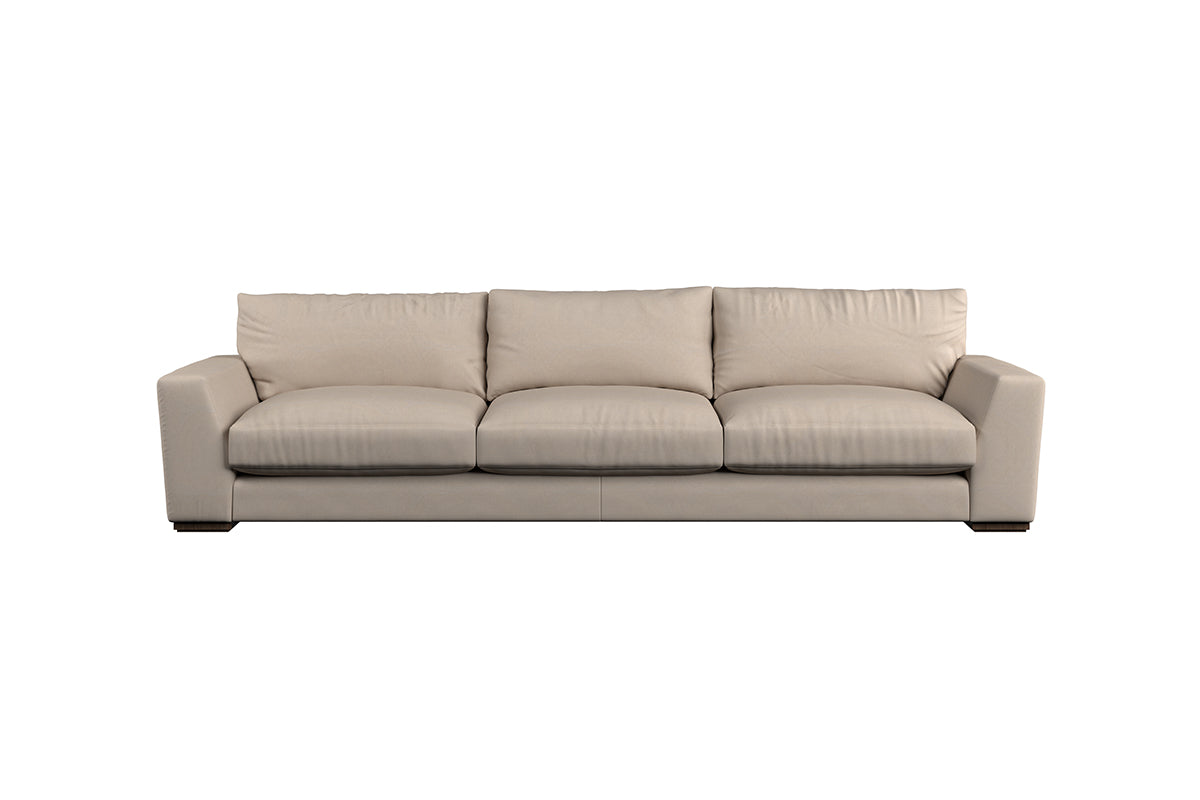 Guddu Super Grand Sofa - Recycled Cotton Ochre