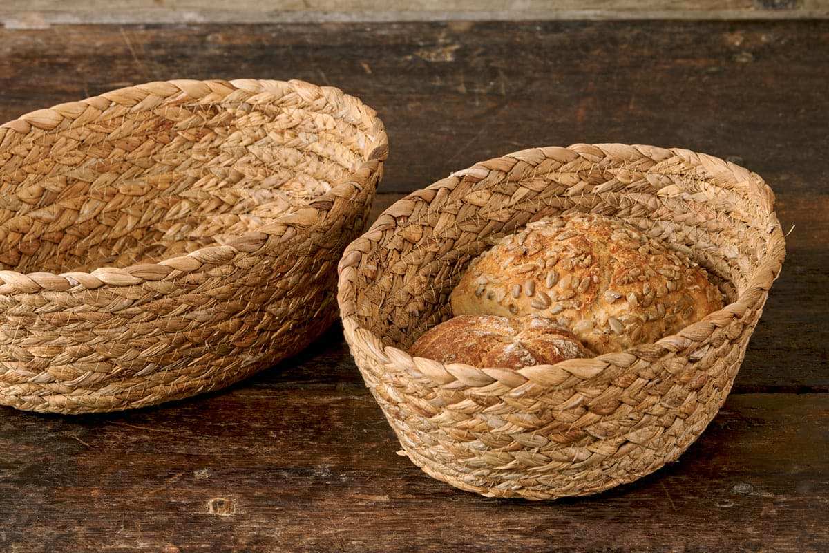 Giti Bread Baskets - Natural (Set of 2)-nkuku