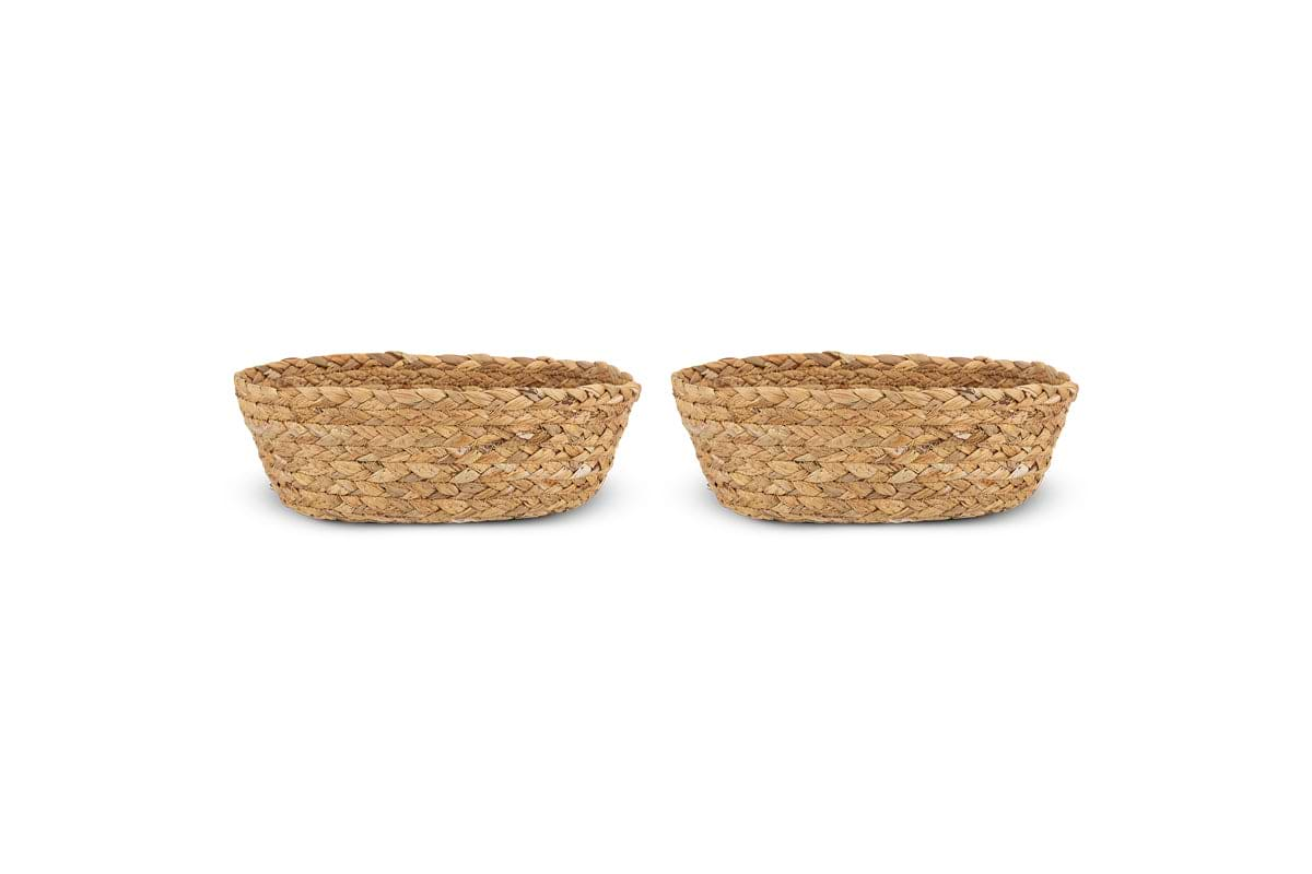 Giti Bread Baskets - Natural (Set of 2)-nkuku