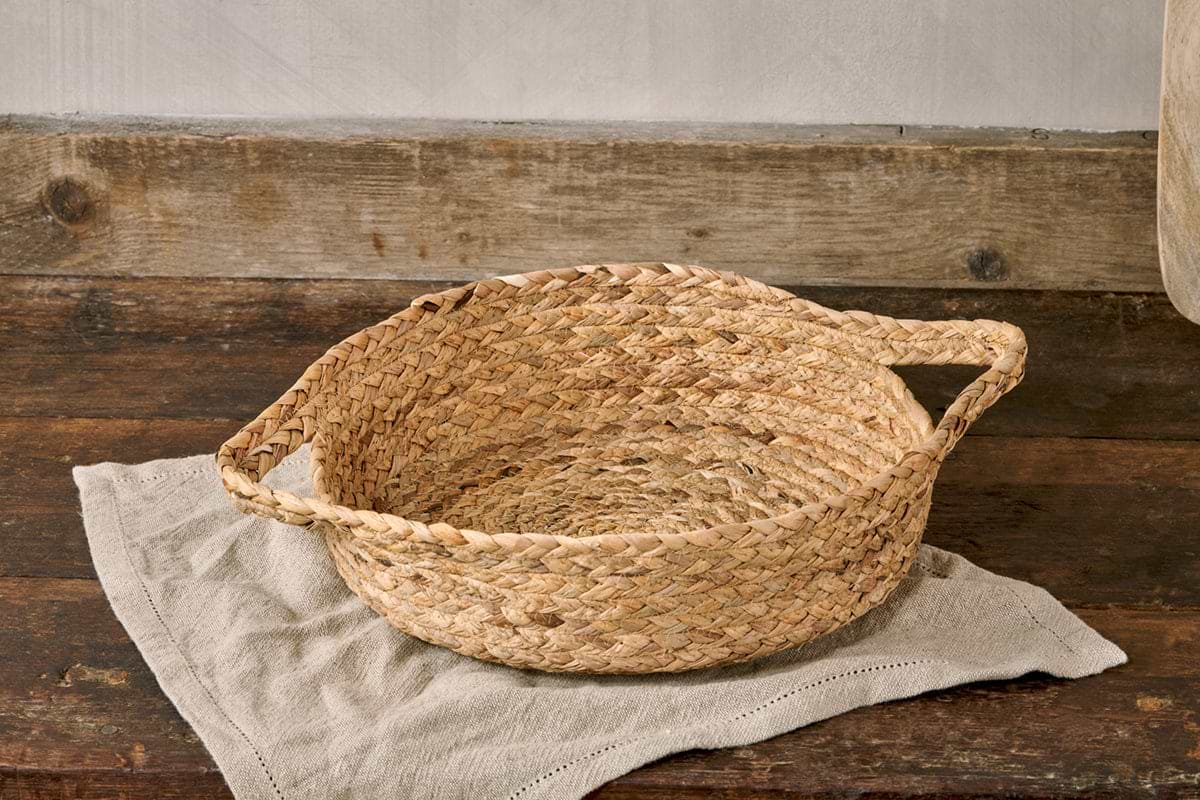 Giti Handled Basket - Natural-nkuku