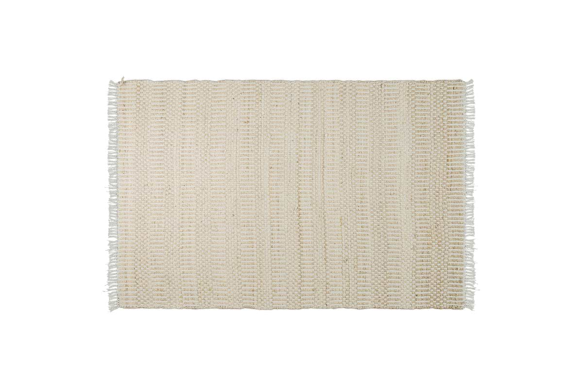 Gitika Cotton & Hemp Rug - Natural-nkuku