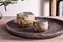 Gola Recycled Glass Tealight Holder - Antique Smoke-nkuku