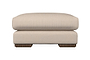 Guddu Grand Footstool - Recycled Cotton Airforce-nkuku