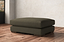 Guddu Grand Footstool - Recycled Cotton Fatigue-nkuku