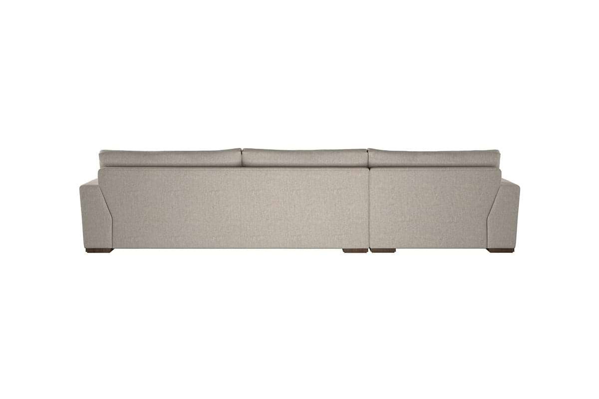 Guddu Grand Left Hand Chaise Sofa - Brera Linen Chestnut-nkuku