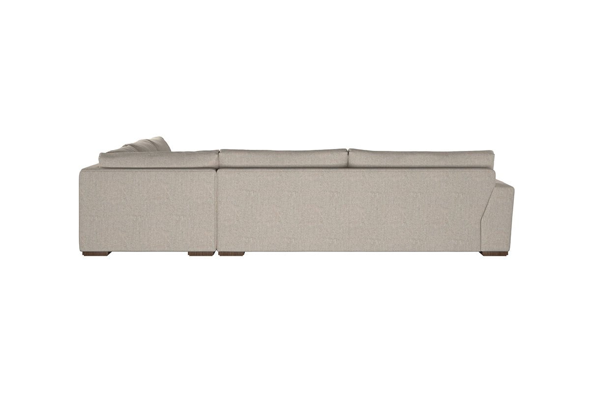 Guddu Grand Right Hand Corner Sofa - Brera Linen Charcoal-nkuku