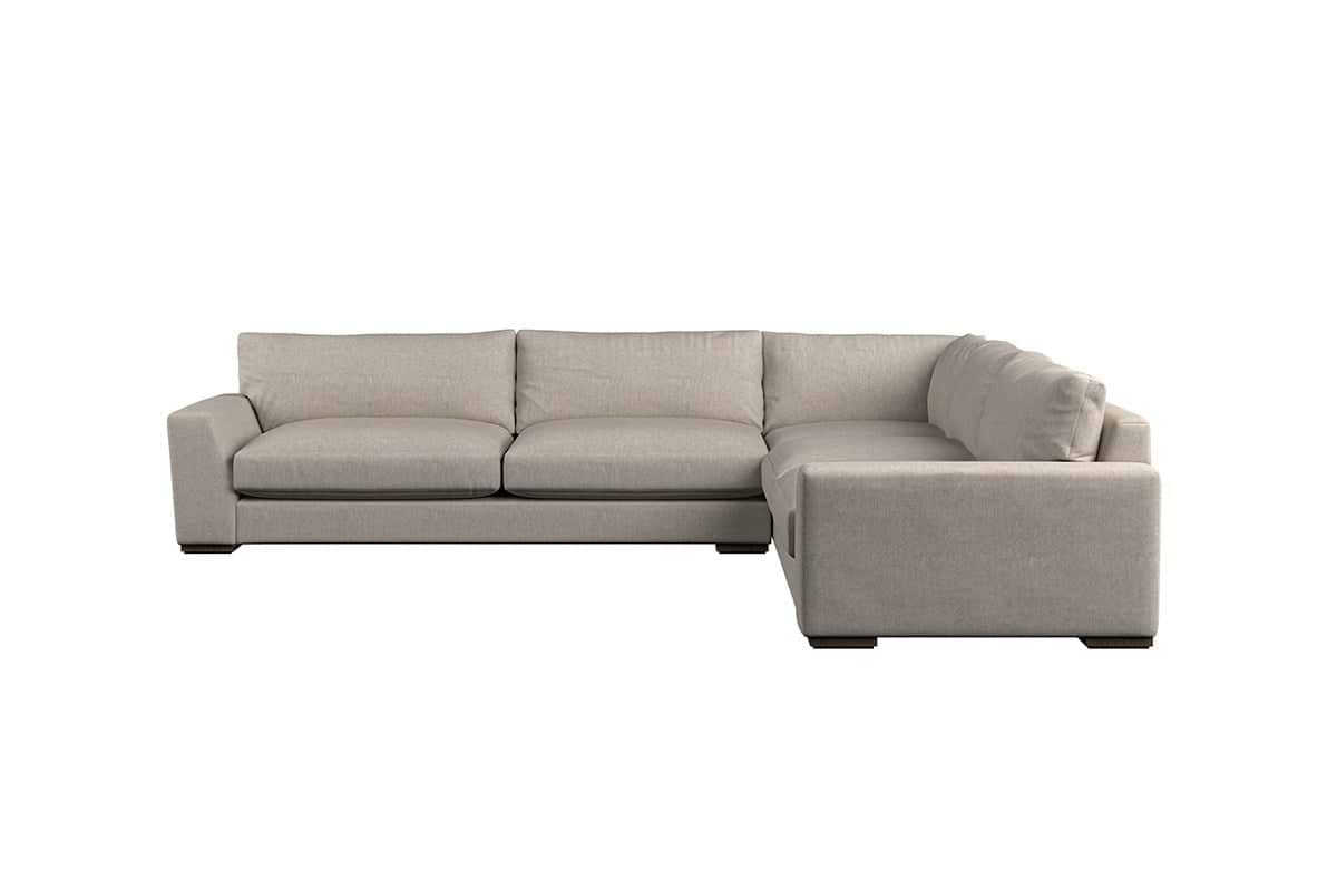 Guddu Grand Right Hand Corner Sofa - Brera Linen Sage-nkuku