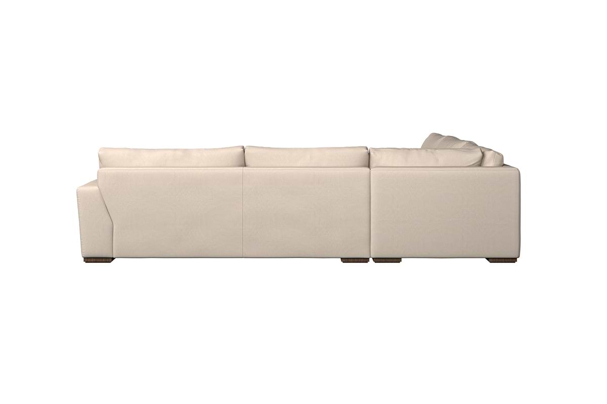 Guddu Grand Right Hand Corner Sofa - Recycled Cotton Fatigue-nkuku