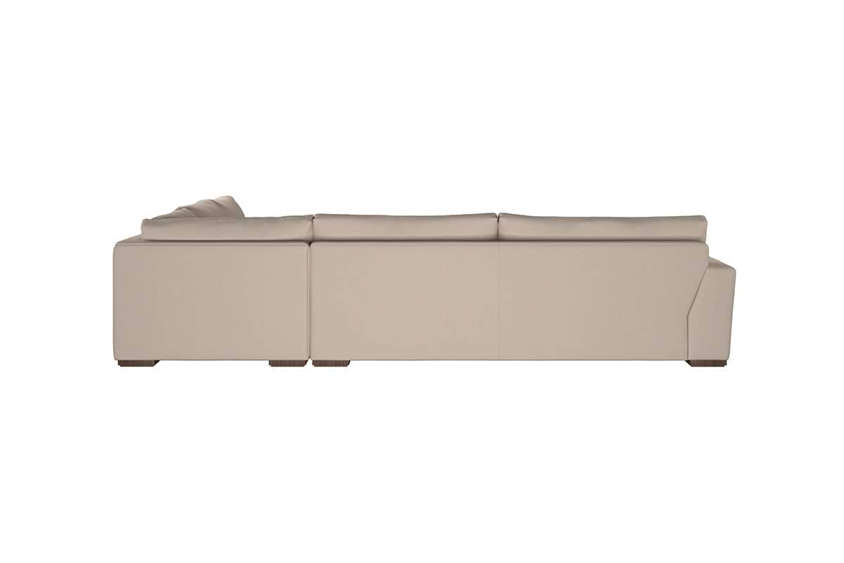 Guddu Grand Right Hand Corner Sofa - Recycled Cotton Fatigue-nkuku