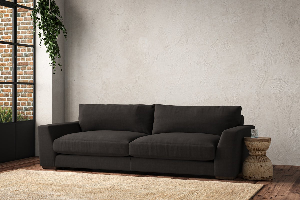 Guddu Grand Sofa - Brera Linen Espresso-nkuku