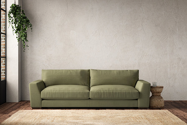 Guddu Grand Sofa - Brera Linen Sage-nkuku