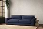 Guddu Grand Sofa - Recycled Cotton Navy-nkuku