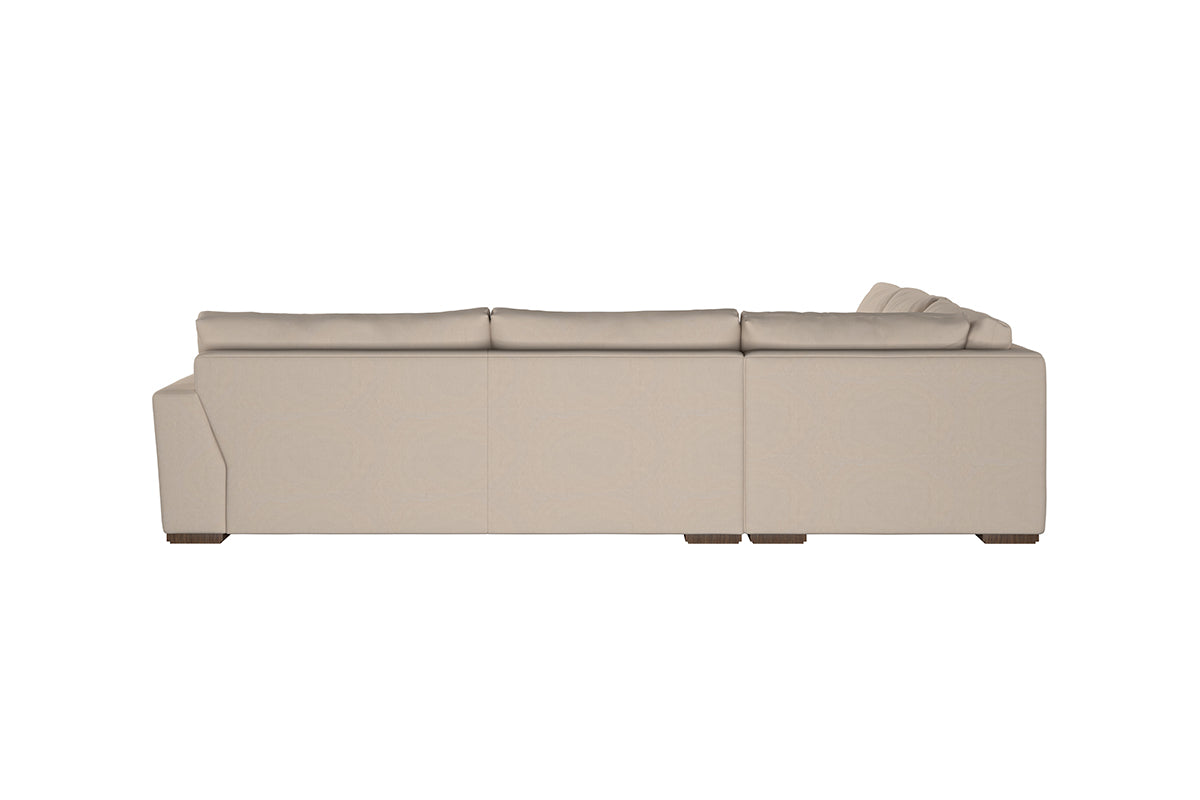 Guddu Large Left Hand Corner Sofa - Recycled Cotton Horizon-nkuku