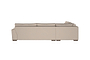 Guddu Large Left Hand Corner Sofa - Recycled Cotton Stone-nkuku