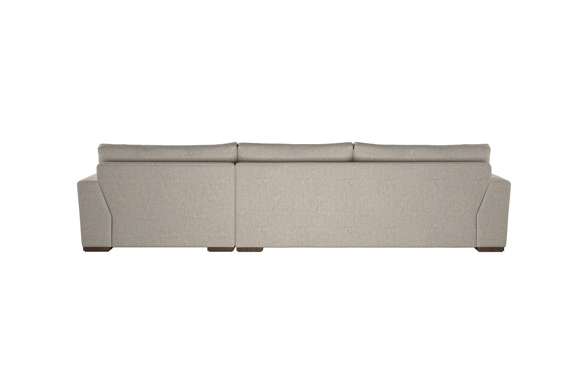 Guddu Large Right Hand Chaise Sofa - Brera Linen Jade-nkuku