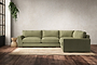 Guddu Large Right Hand Corner Sofa - Brera Linen Sage-nkuku