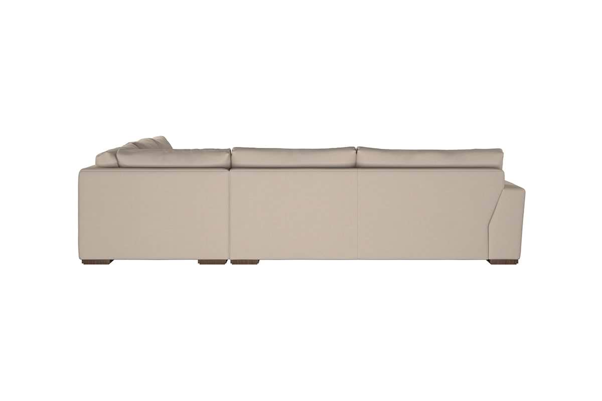 Guddu Large Right Hand Corner Sofa - Recycled Cotton Natural-nkuku