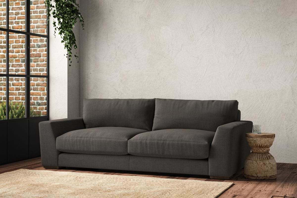 Guddu Large Sofa - Brera Linen Granite-nkuku