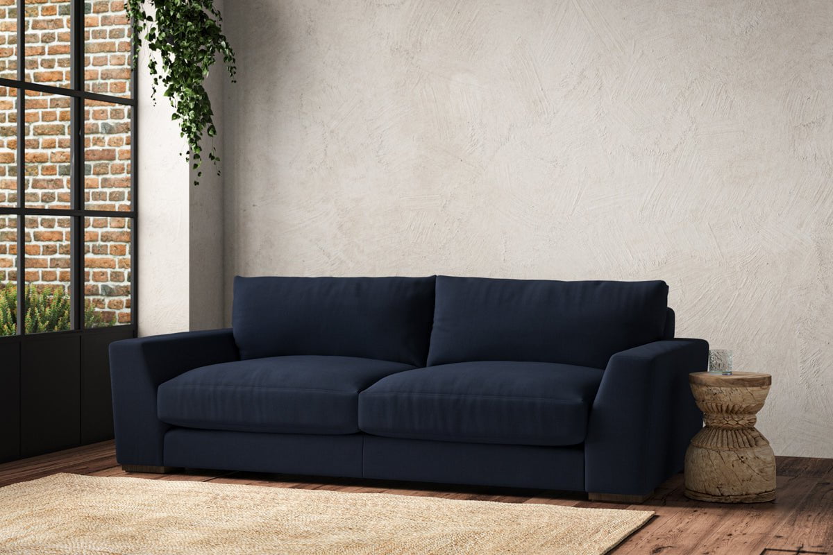 Guddu Large Sofa - Brera Linen Indigo-nkuku