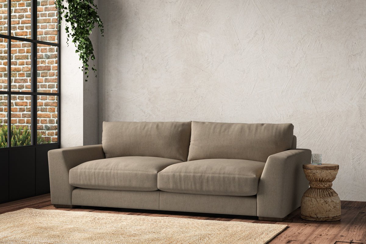 Guddu Large Sofa - Brera Linen Pebble-nkuku