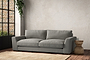 Guddu Large Sofa - Brera Linen Smoke-nkuku