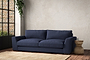 Guddu Large Sofa - Recycled Cotton Navy-nkuku