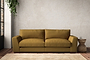 Guddu Large Sofa - Recycled Cotton Ochre-nkuku