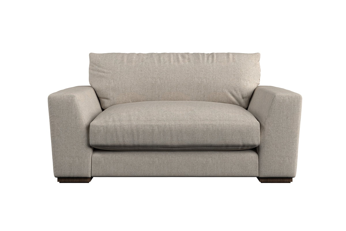 Guddu Love Seat - Brera Linen Dusk-nkuku