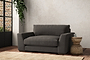 Guddu Love Seat - Brera Linen Granite-nkuku