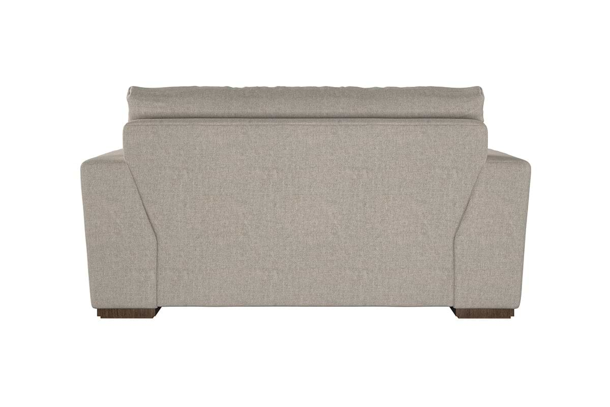 Guddu Love Seat - Brera Linen Granite-nkuku