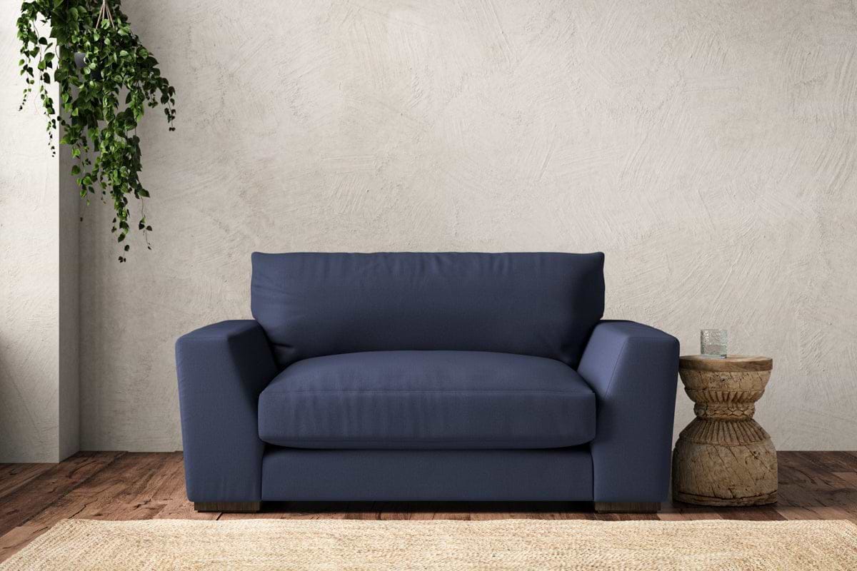 Guddu Love Seat - Recycled Cotton Navy-nkuku
